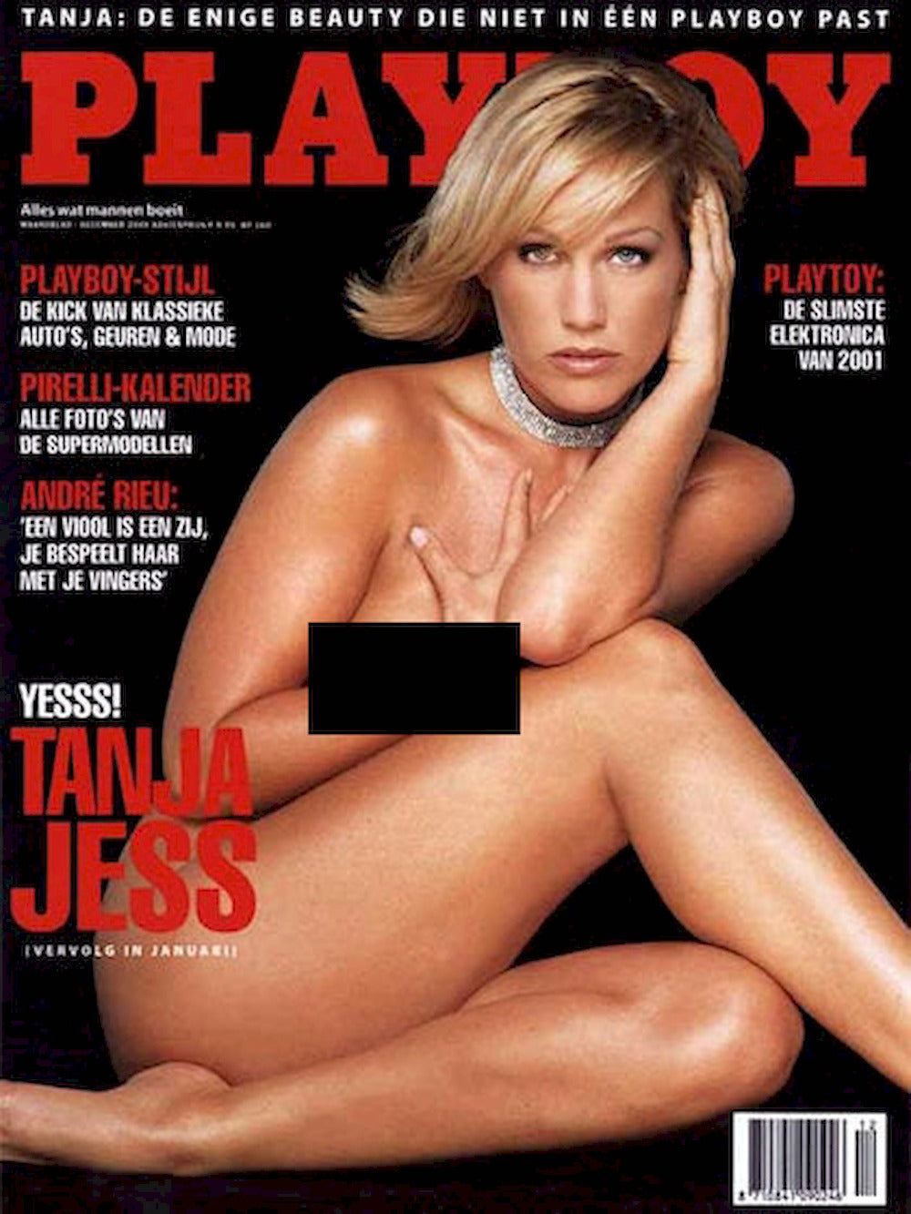 Playboy Magazine Netherlands 2000-12 – Tanja Jess Buffy Tyler – Original Print Issue