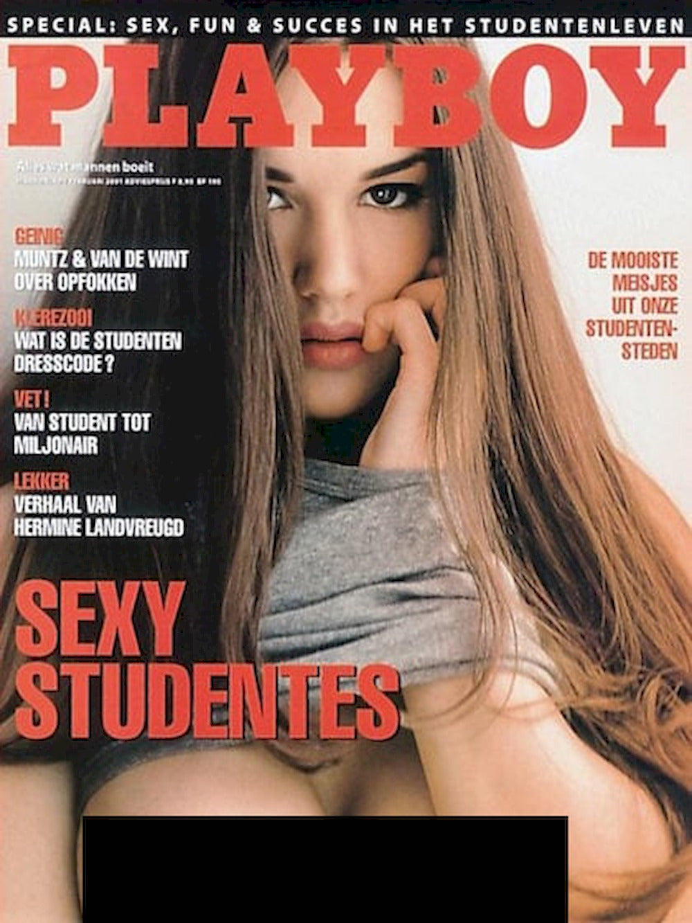 Playboy Magazine Netherlands 2001-02 Tiffany Taylor Sarah Walker Original Print Issue