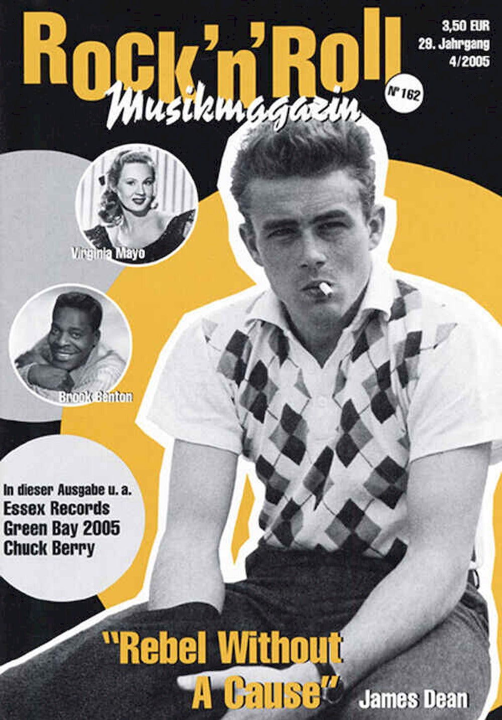 Rock'n'Roll Musik Magazine Germany 2005 #162 James Dean Brook Benton Virginia Mayo Original Print Issue