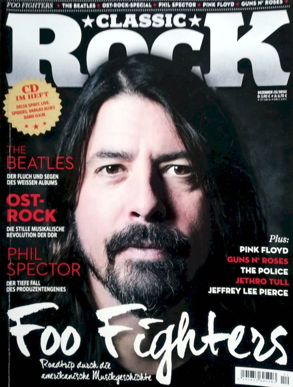 Classic Rock Magasin Tyskland 2014 #36 Foo Fighters The Beatles Phil Spector Originaludgave