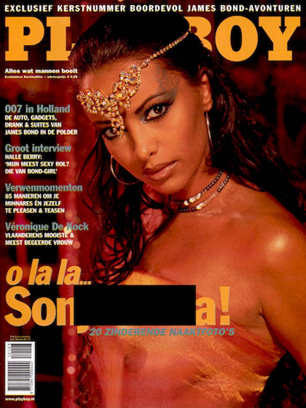 Playboy Magazine Netherlands 2003-01 Sonja Silva Nike Zalokar Original Print Issue
