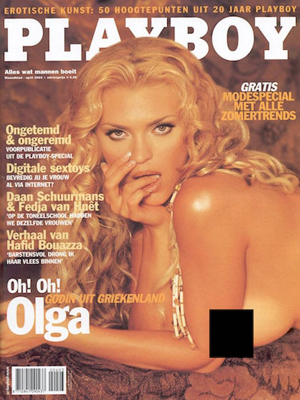 Playboy Magazine Pays-Bas 2003-04 – Olga Gerakidou Rebecca Ramos – Édition originale
