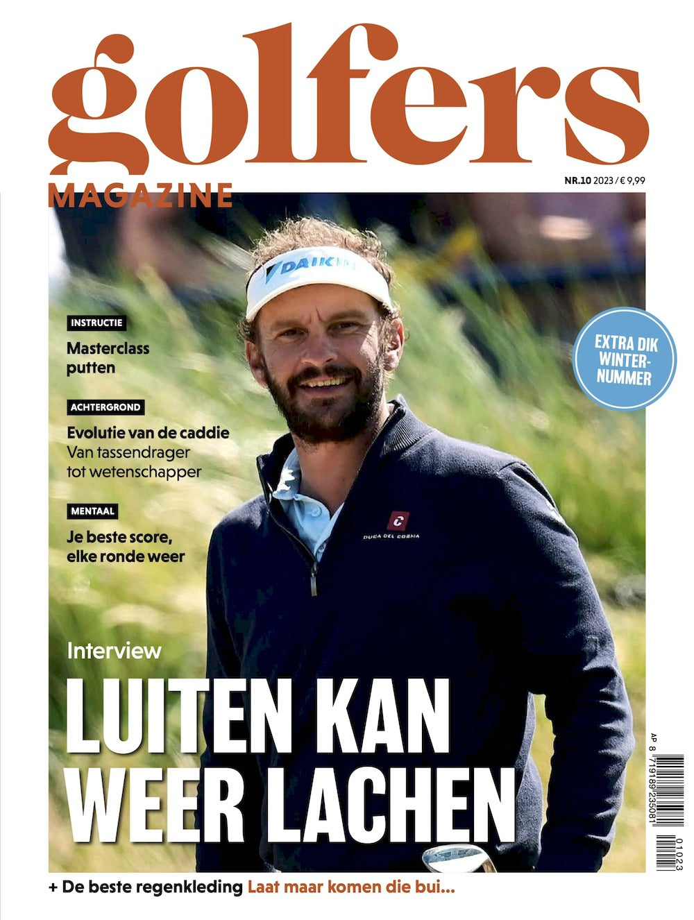 Golfers Magazine Pays-Bas 2023-10 Joost Luiten Édition originale