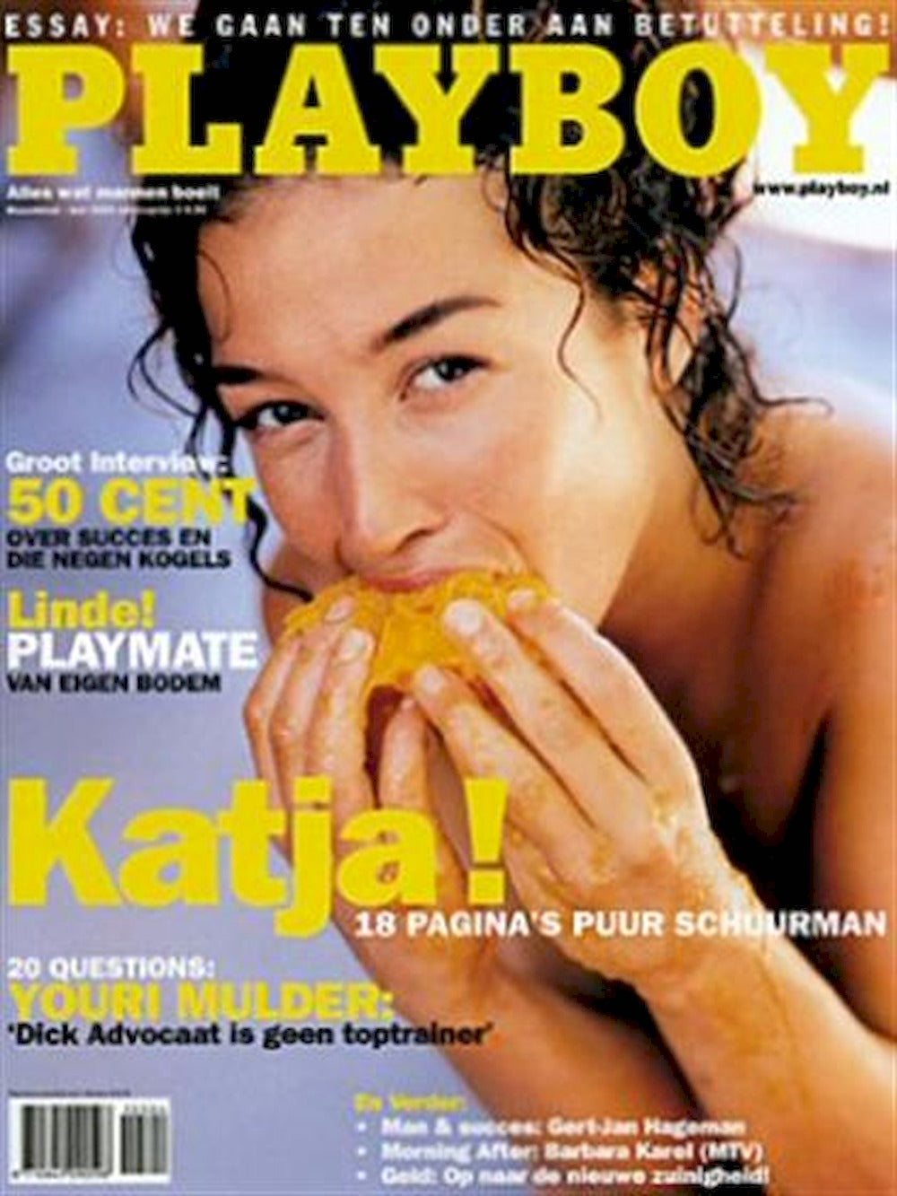 Playboy Magazine Pays-Bas 2004-05 – Katja Schuurman Linde Van De Leest – Édition originale