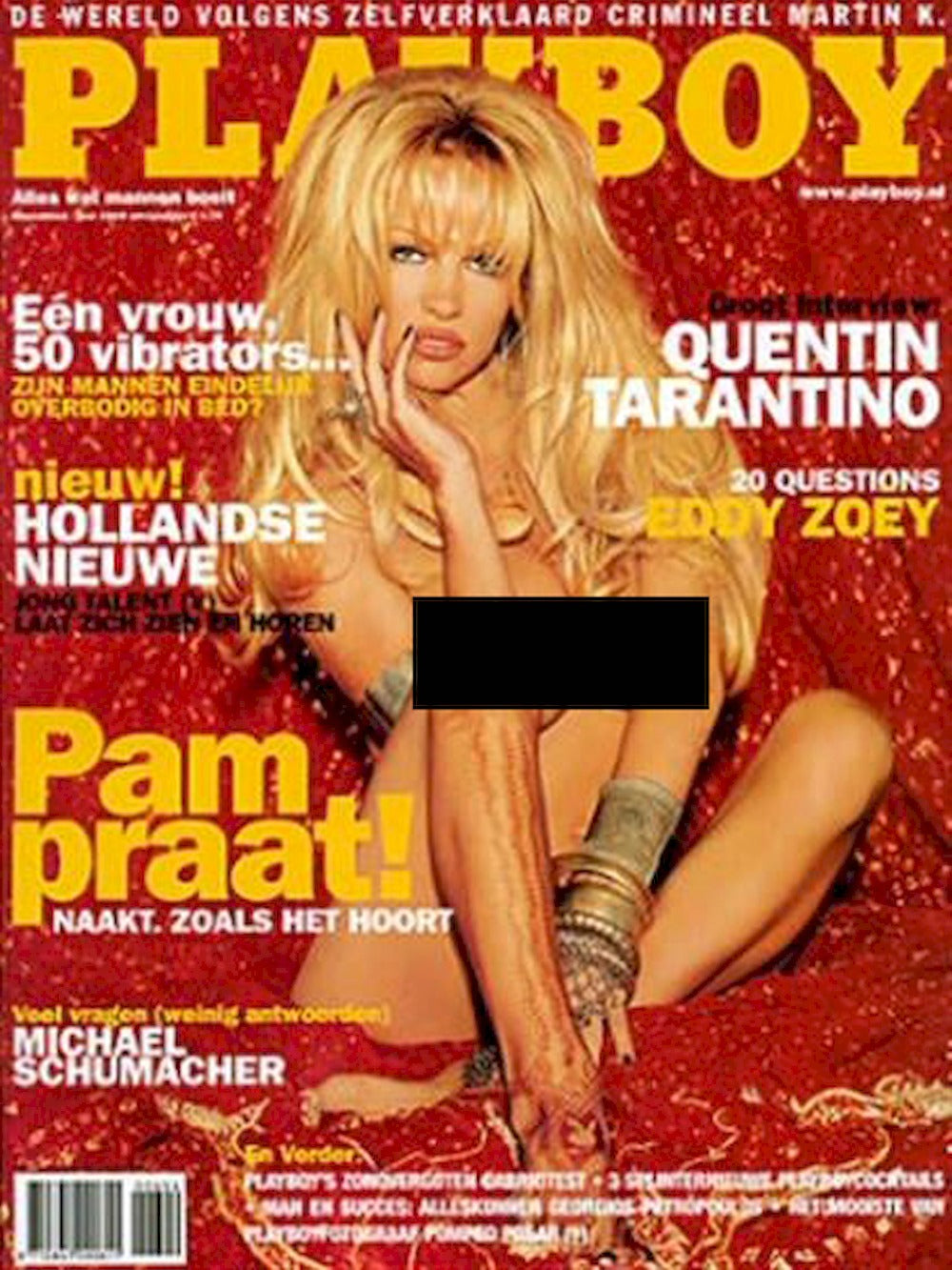 Playboy Magazine Netherlands 2004-06 Pamela Anderson Lotte Oterdoom Original Print Issue