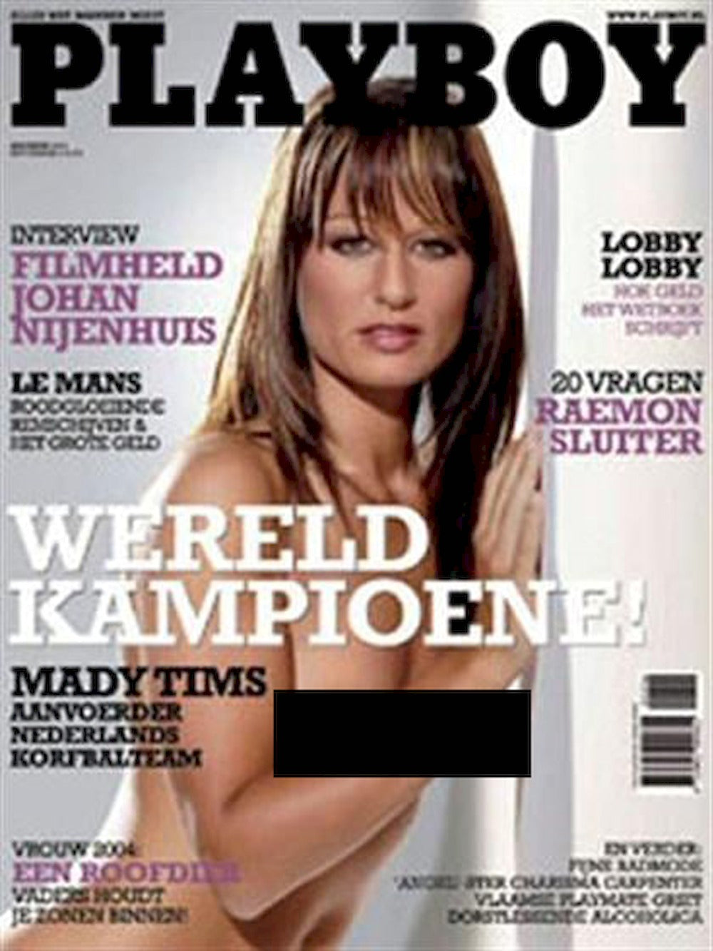 Playboy Tijdschrift Nederland 2004-08 – Mady Tims Griet Vanhees – Originele uitgave