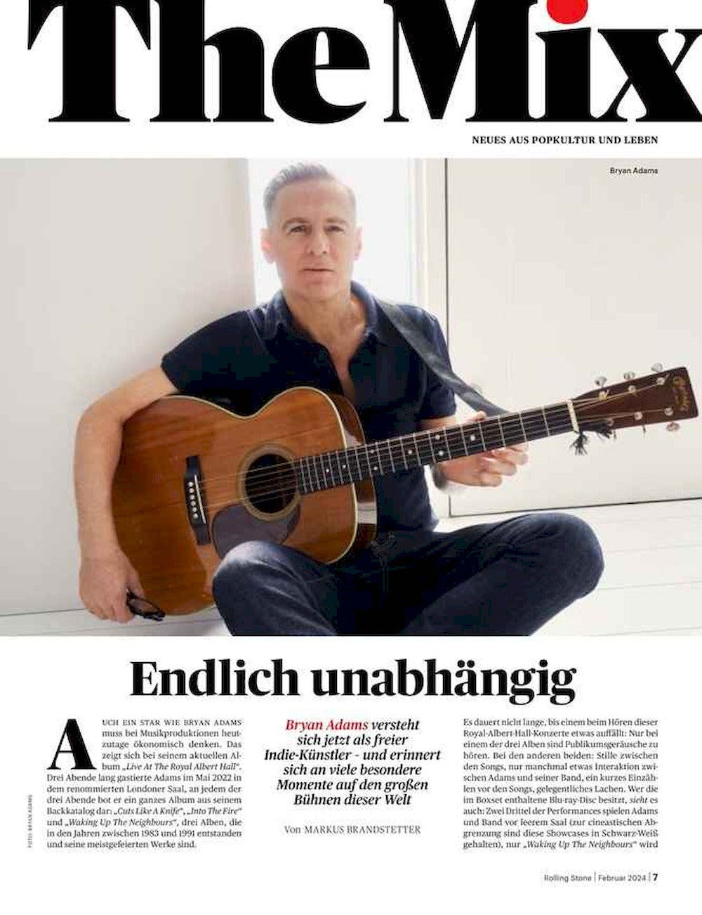 Rolling Stone Revista Alemania 2024-02 #352 Green Day Kiss The Last Dinner Party Bryan Adams