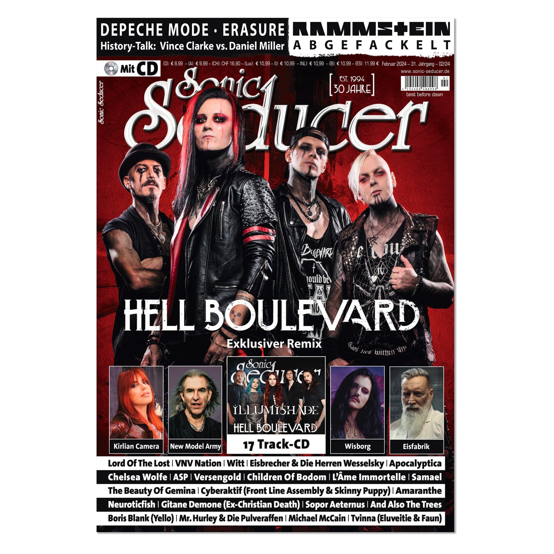 Sonic Seducer Magazin Deutschland 2024-02 Kirlian Kamera Model Army