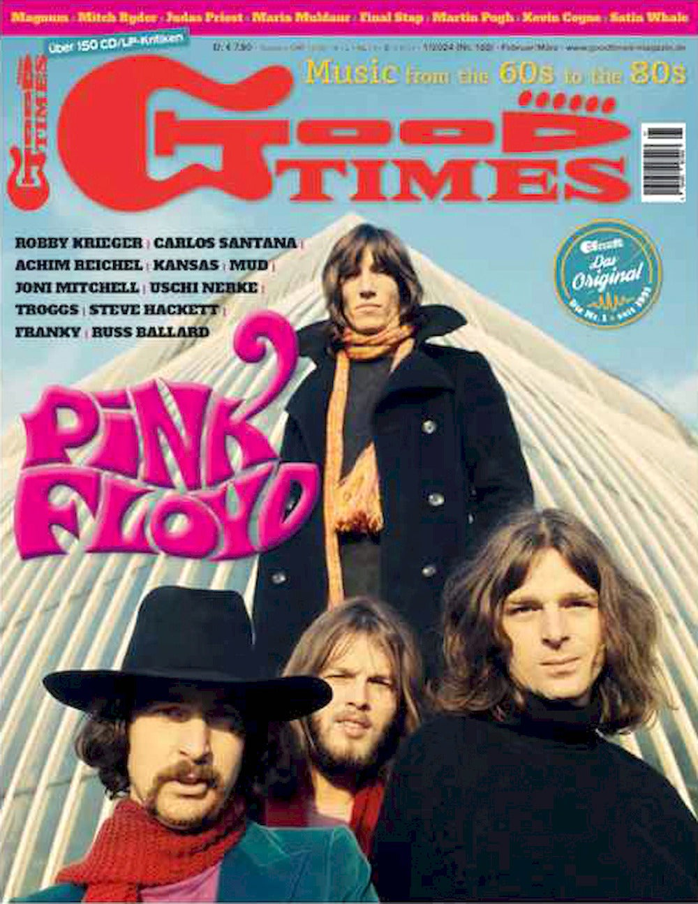 Good Times Magazin Deutschland 2024-01 Pink Floyd Uschi Nerke Magnum Achim Reichel