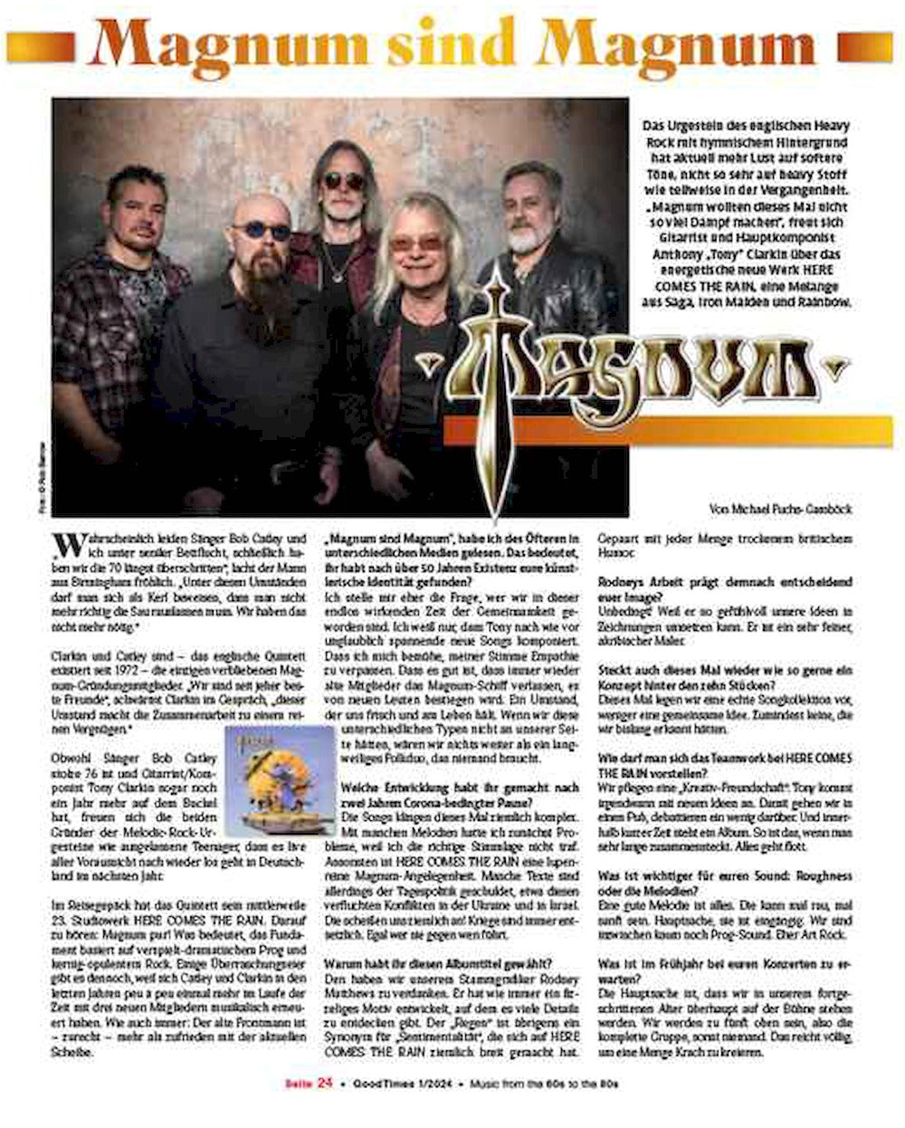 Good Times Magazin Deutschland 2024-01 Pink Floyd Uschi Nerke Magnum Achim Reichel