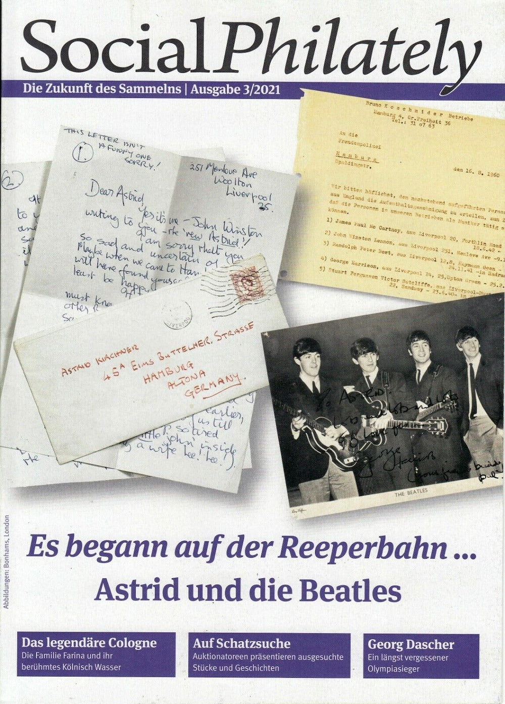 Social Philately Magazin Deutschland 2021-03 The Beatles