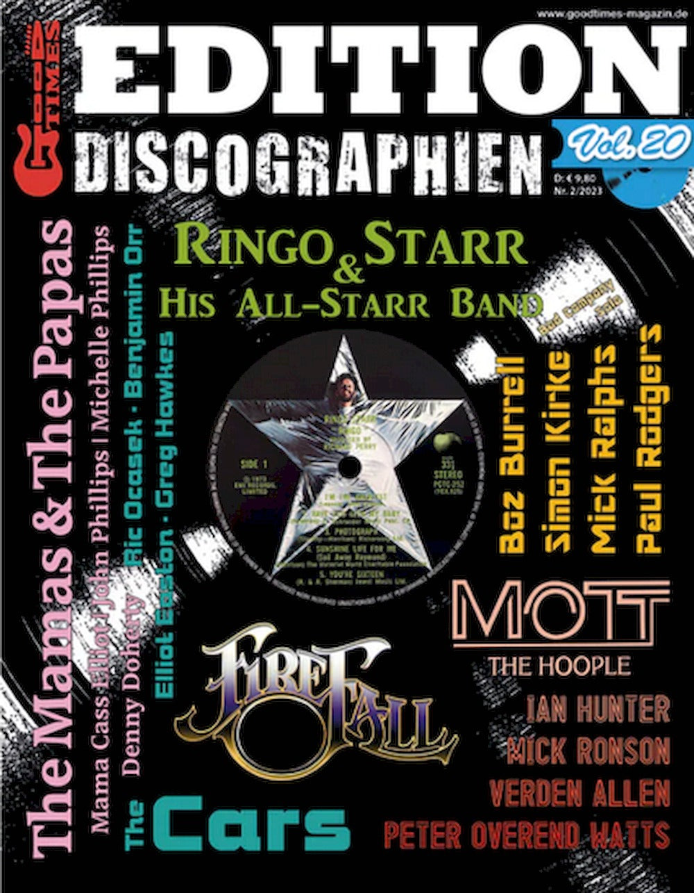 Good Times Ausgabe Deutschland 2022 #20 Mamas & Papas Ringo Starr The Cars Paul Rodgers