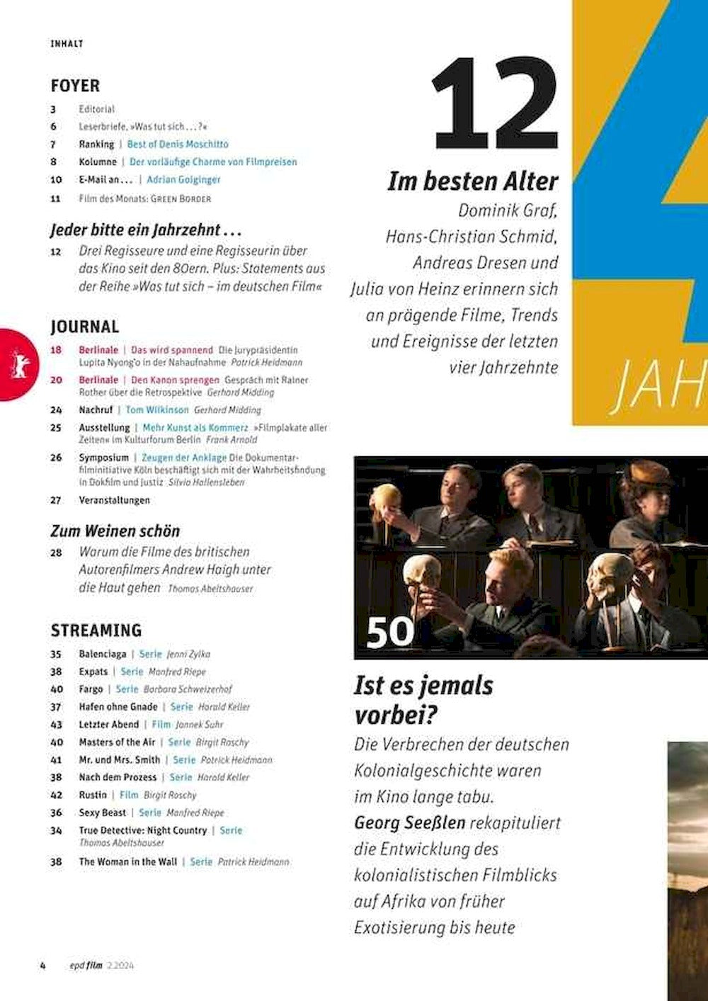 EPD Film Revista Alemania 2024-02 All About Love Andrew Scott