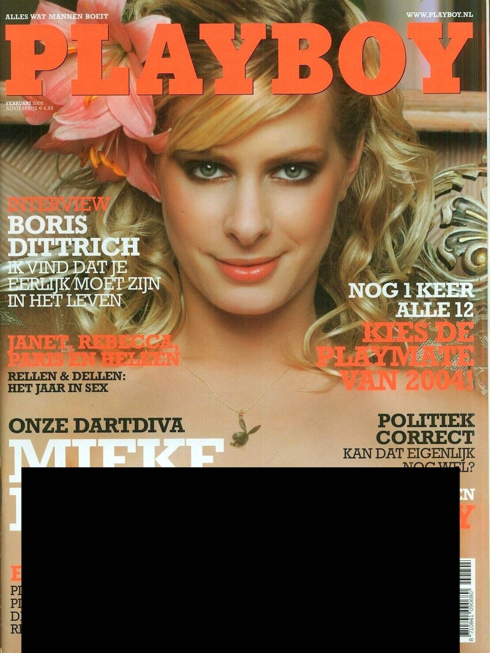 Playboy Magazine Netherlands 2005-02 – Mieke De Boer Franciska Van Den Hollander – Original Print Issue
