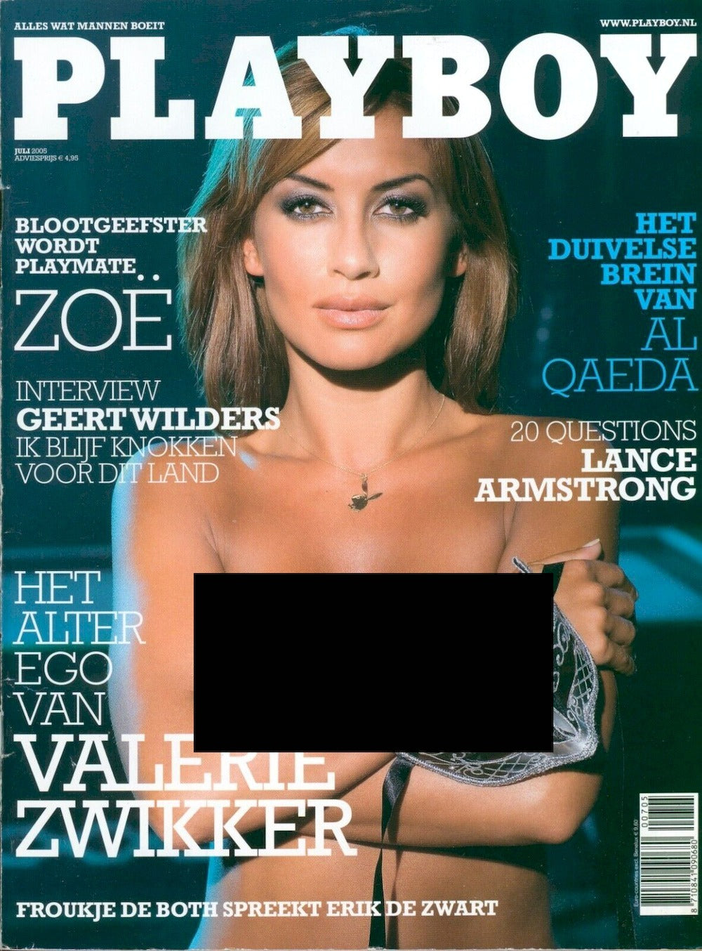 Playboy Magazine Netherlands 2005-07 Valerie Zwikker Zoe Vialet Original Print Issue