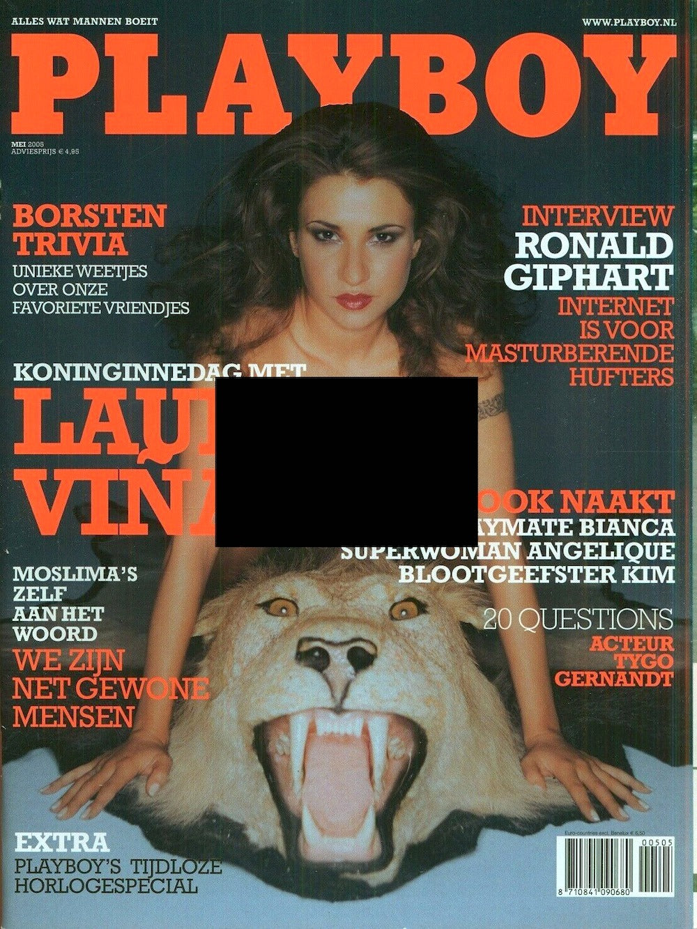 Playboy Magazin Niederlande 2005-05 Laura Vina Bianca De Jong