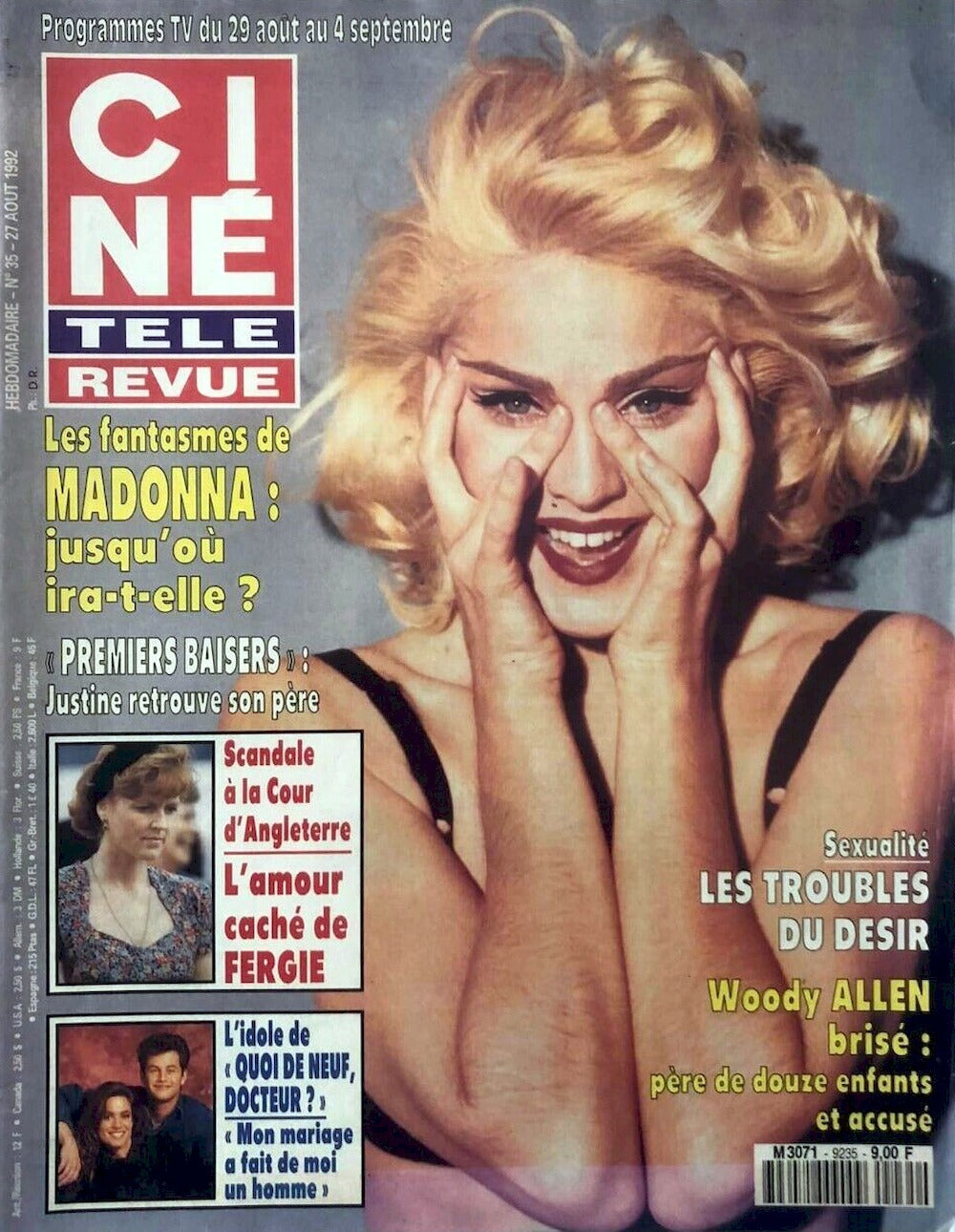 Cine Tele Revue Magazin Frankreich 1992-35 Madonna