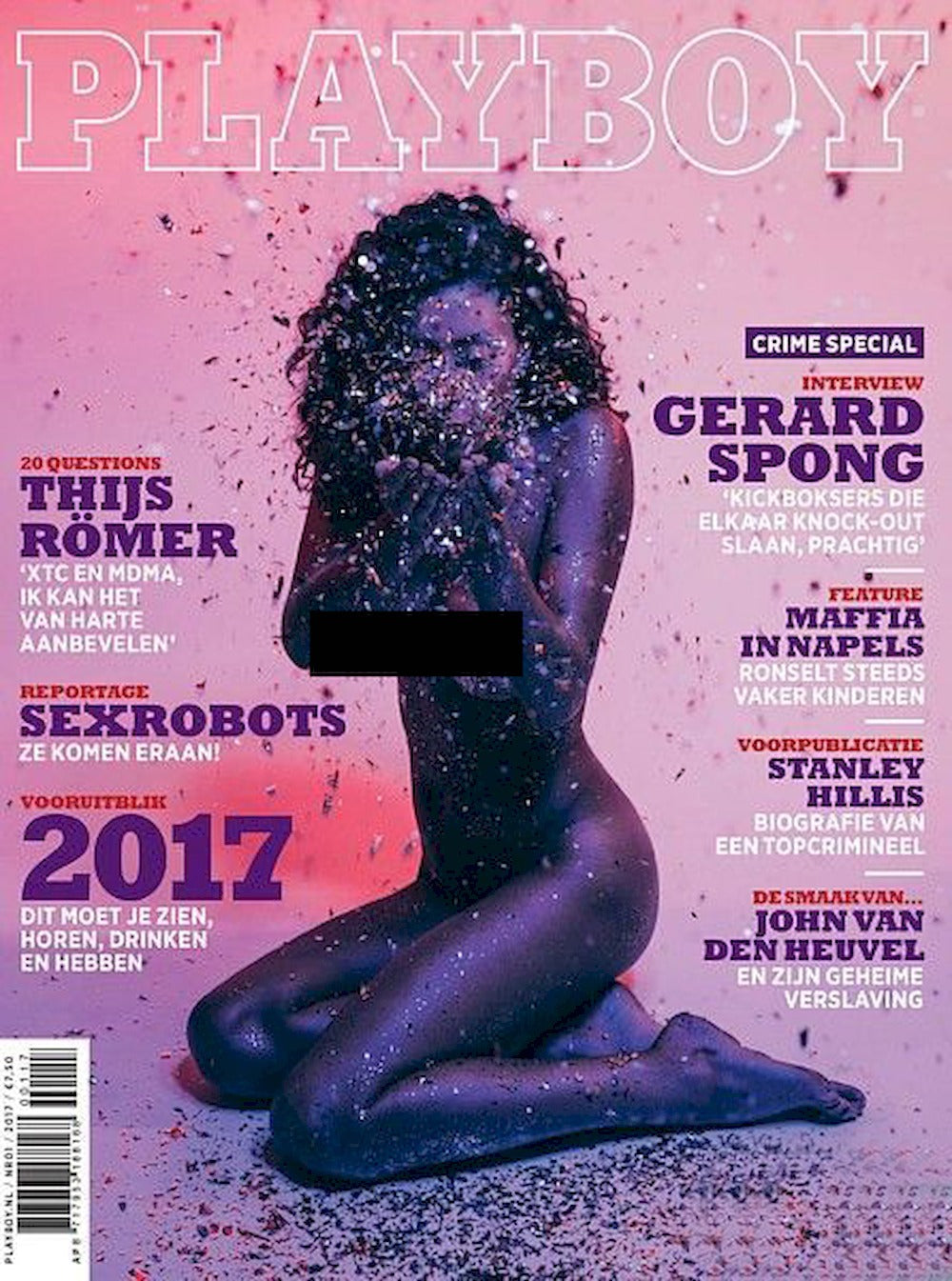 Playboy Magazine Netherlands 2017-01 – Iryna Bodarenko Maya Singer – Original Print Issue