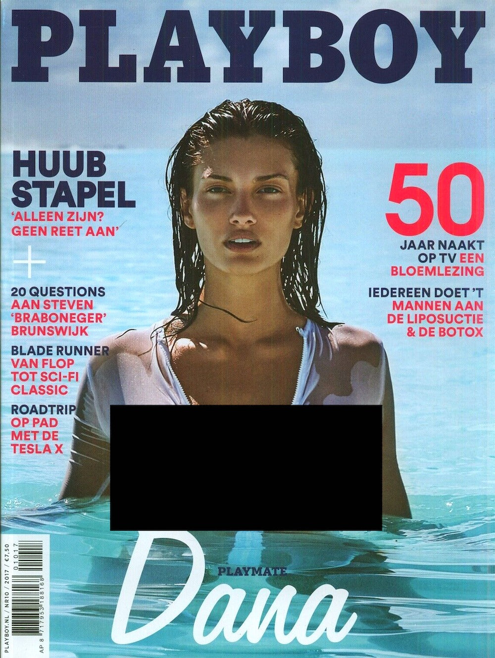 Playboy Magazine Netherlands 2017-10 Dana Taylor Sofia Clerici Original Print Issue