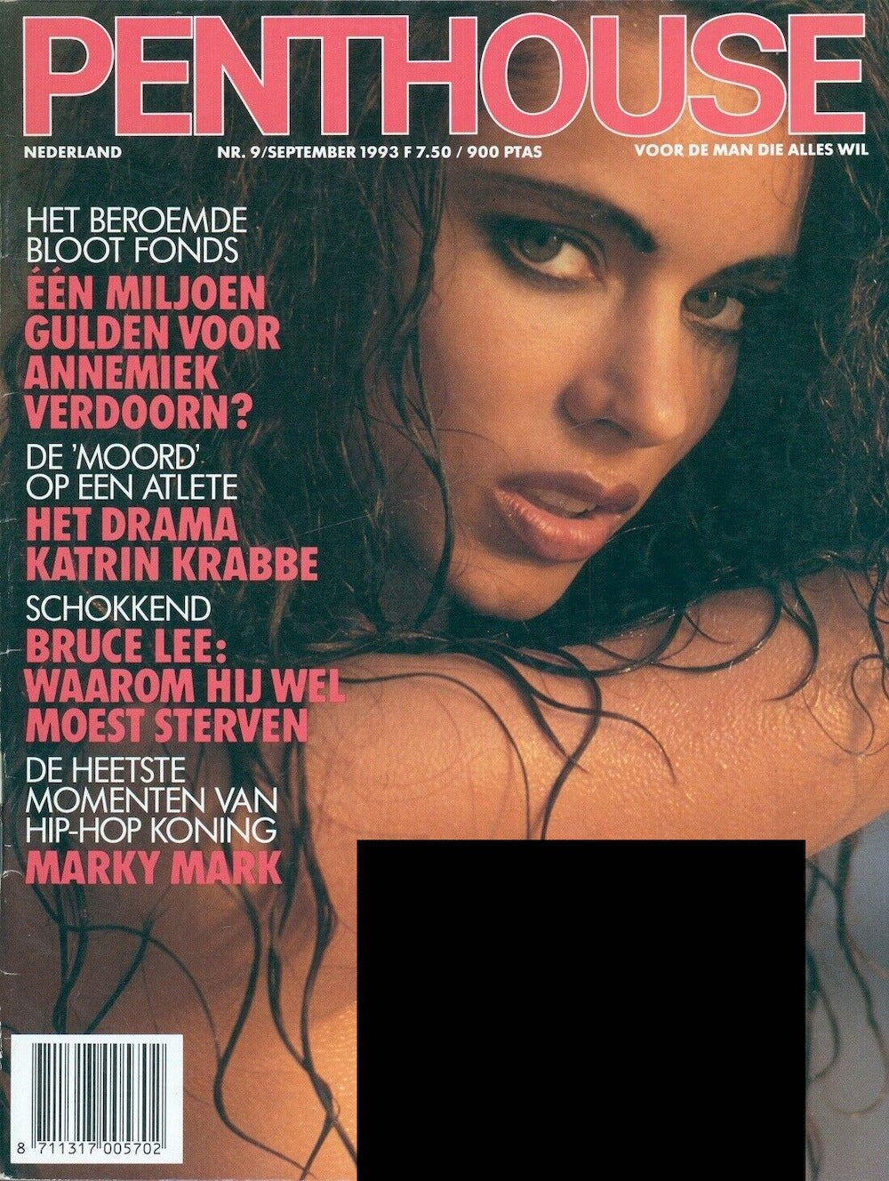 Penthouse Magazine Pays-Bas 1993-09 – Anna Garcia – Édition originale