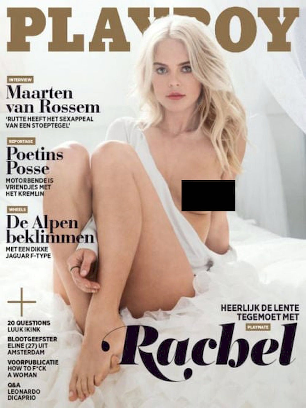 Playboy Magazine Netherlands 2016-03 – Rachel Harris – Original Print Issue