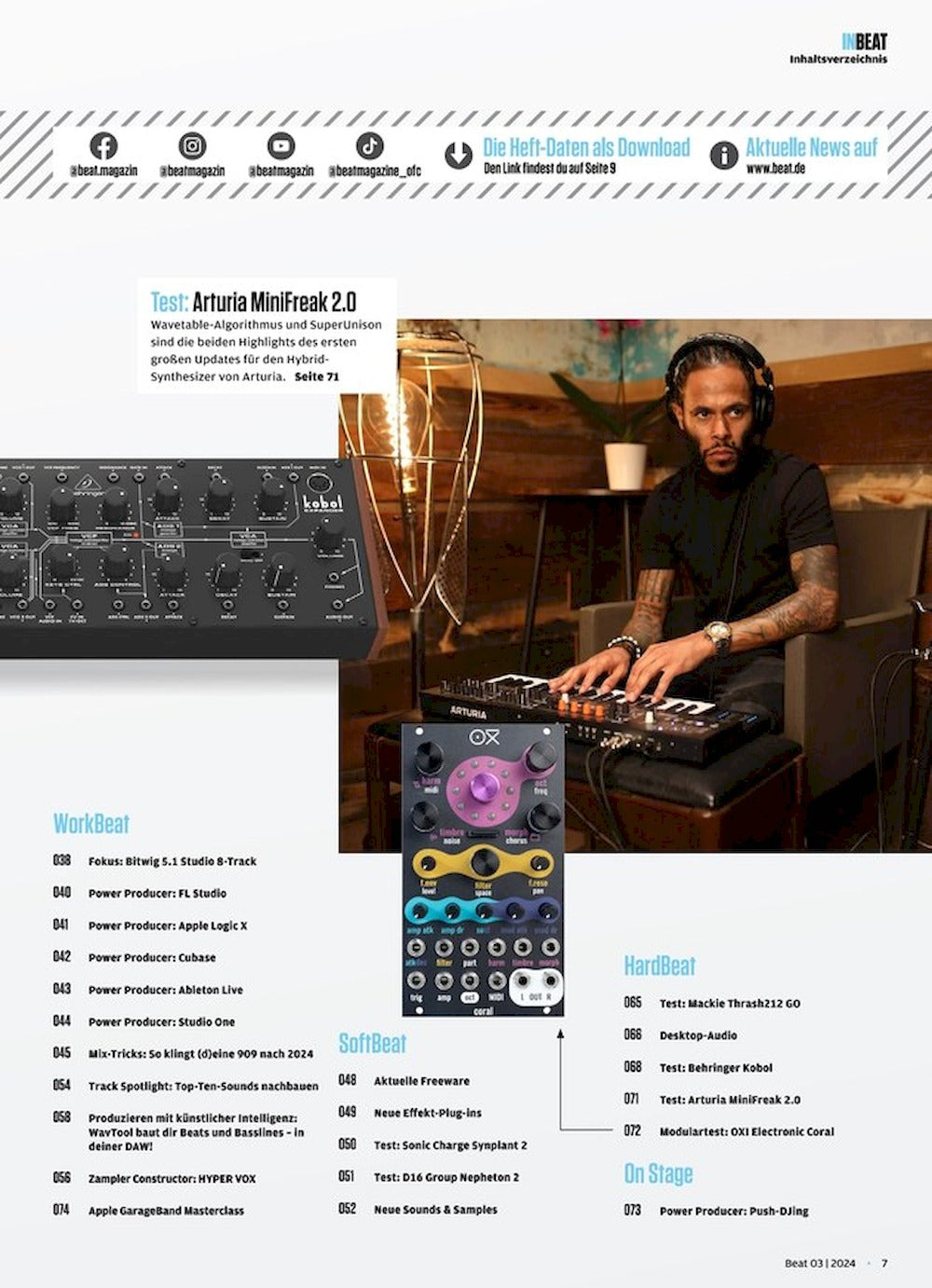 Beat Magazin Deutschland 2024-03 Moritz Von Oswald
