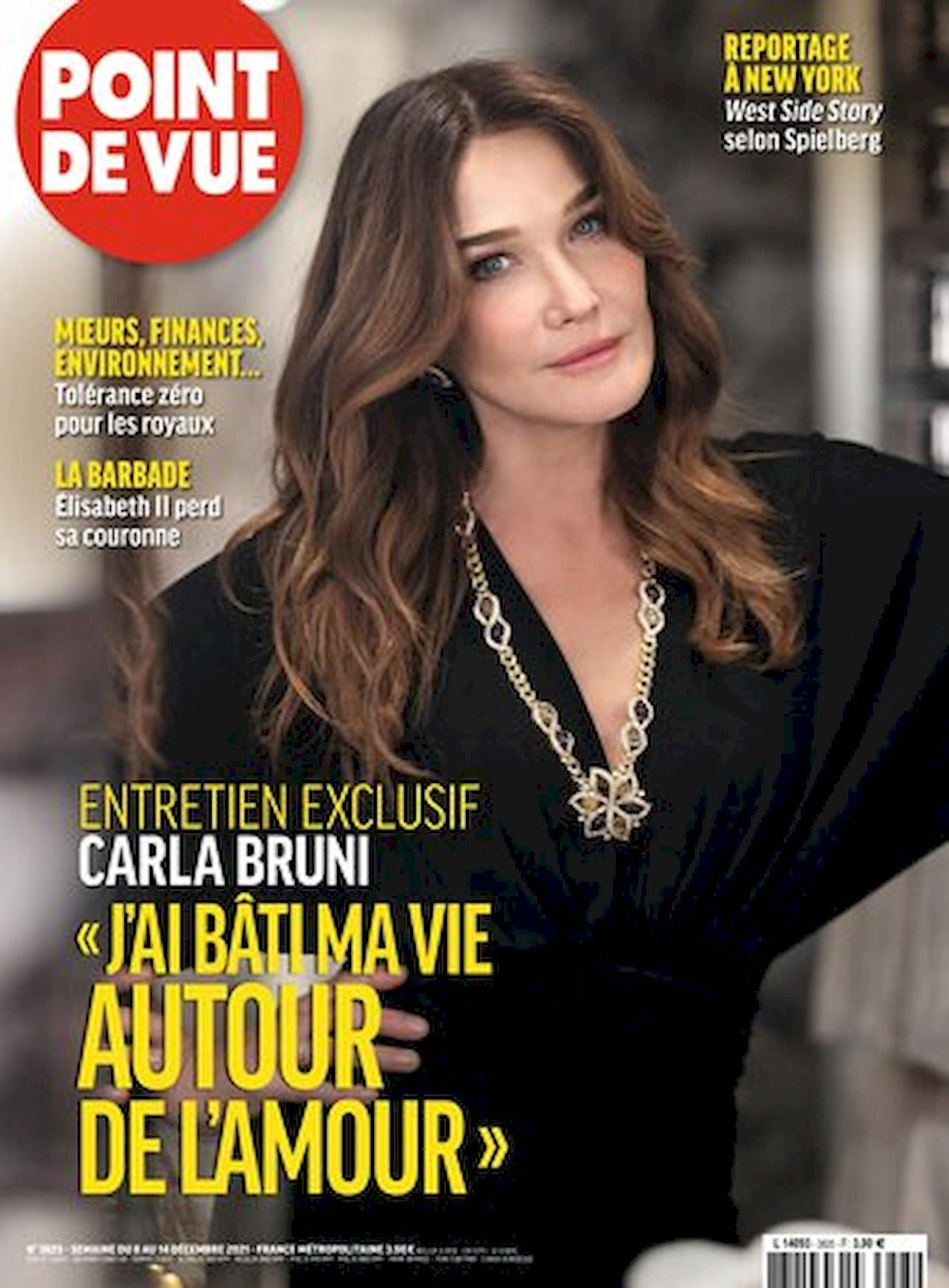 Point De Vue Magazine France 2021 #3825 Carla Bruni Édition originale