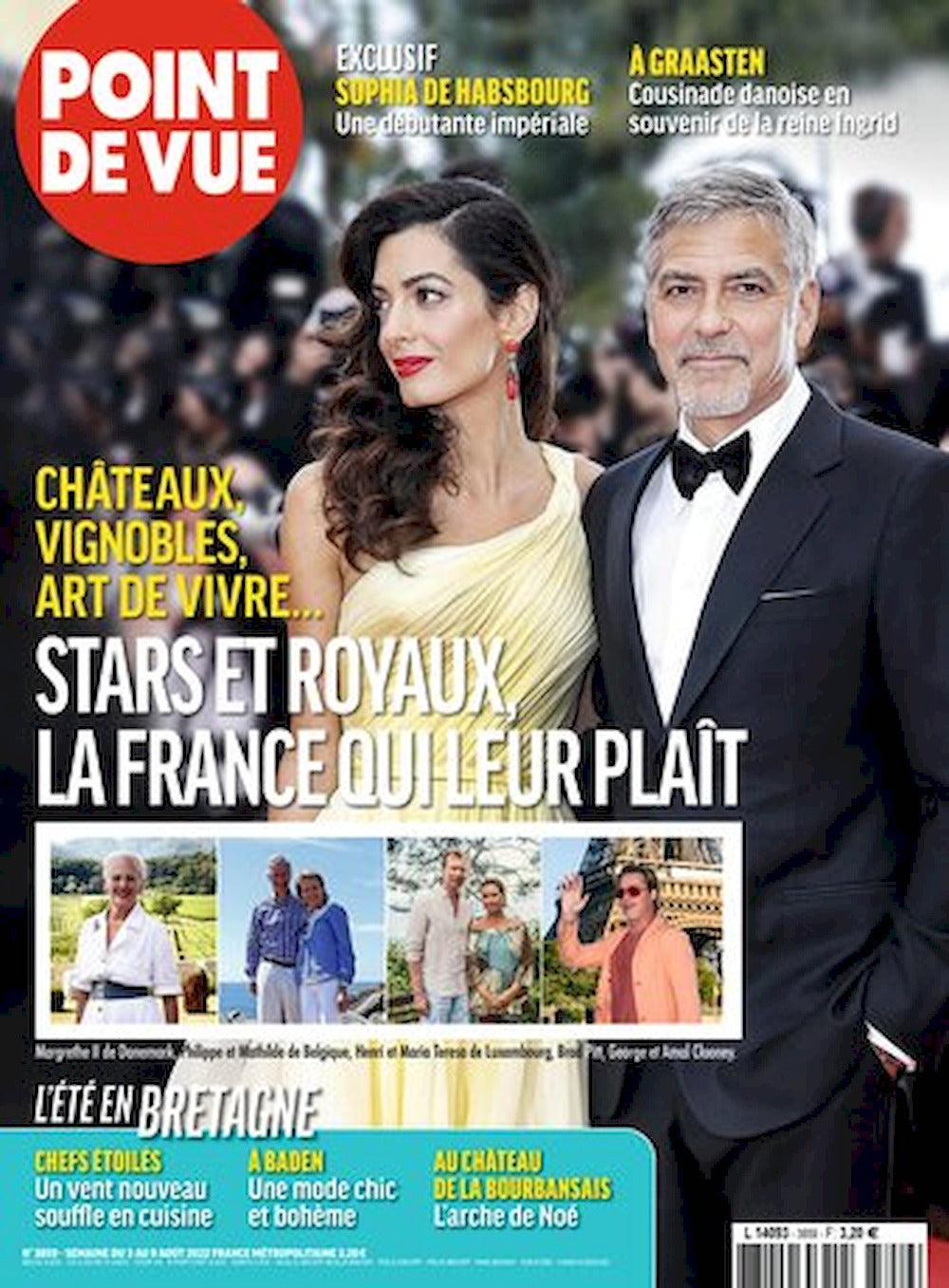 Point De Vue Magazine France 2021 #3859 George Clooney Amal Alamuddin Édition originale