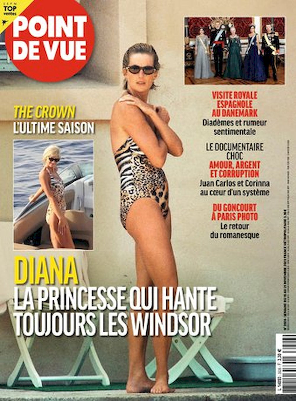 Point De Vue Magazine France 2023 #3926 Diana Emma Corrin Édition originale