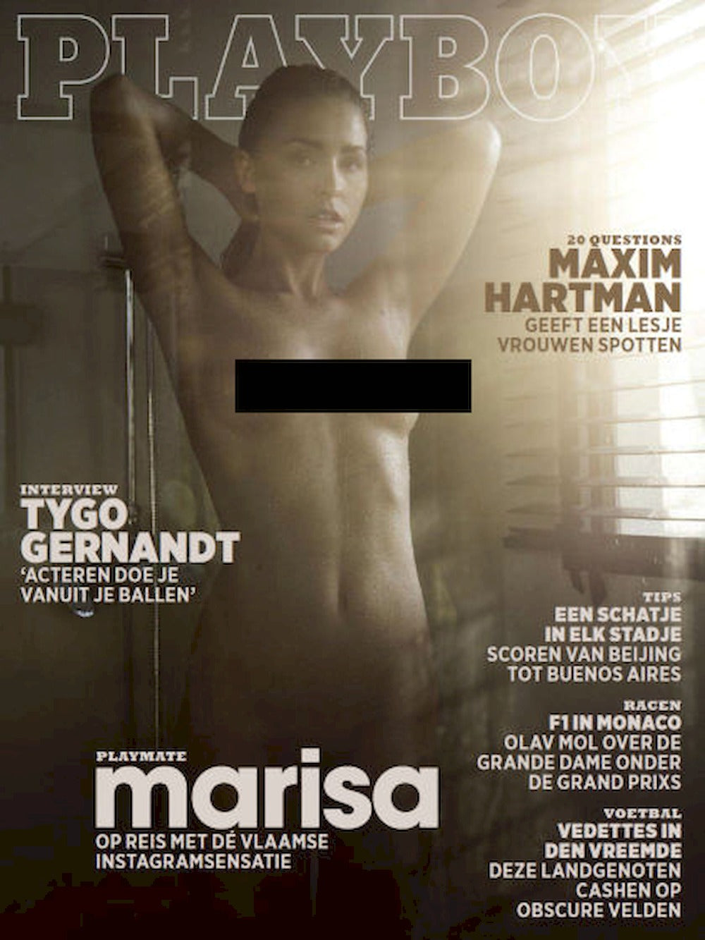 Playboy Magazine Pays-Bas 2016-05 Marisa Papen Édition originale