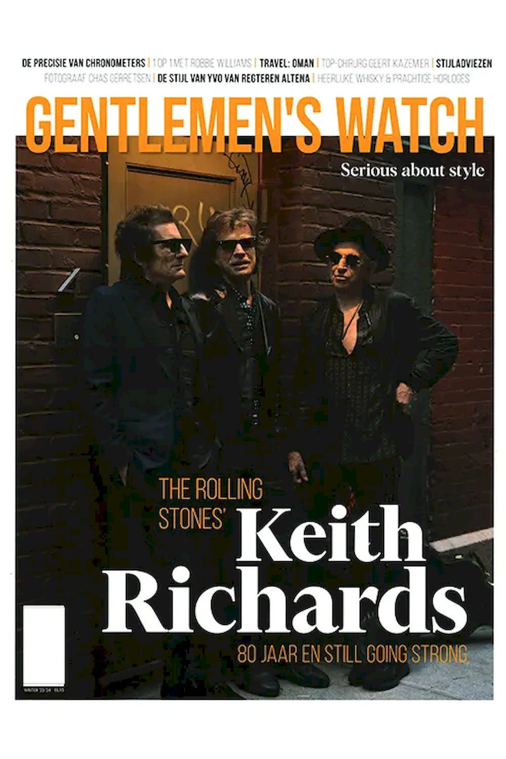 Gentlemens Watch Magazine Netherlands 2023 #87 Keith Richards Rolling Stones Original Print Issue