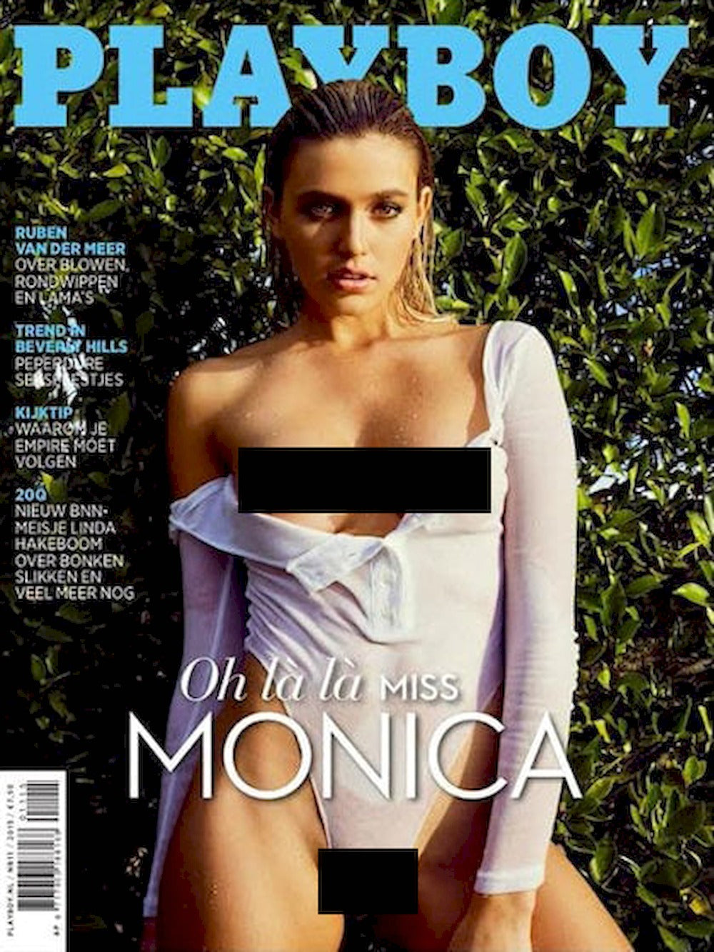 Playboy Magazine Netherlands 2015-10 Monica Sims Original Print Issue