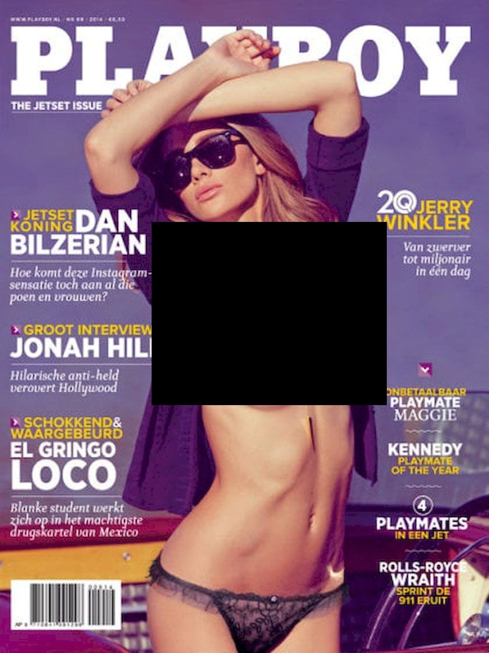 Playboy Tijdschrift Nederland 2014-09 Maggie May Originele uitgave