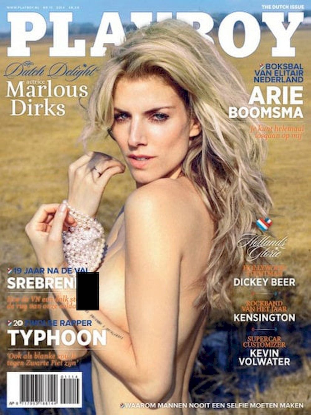 Playboy Magazine Netherlands 2014-11 Marlous Dirks Stefanie Lisabeth Original Print Issue