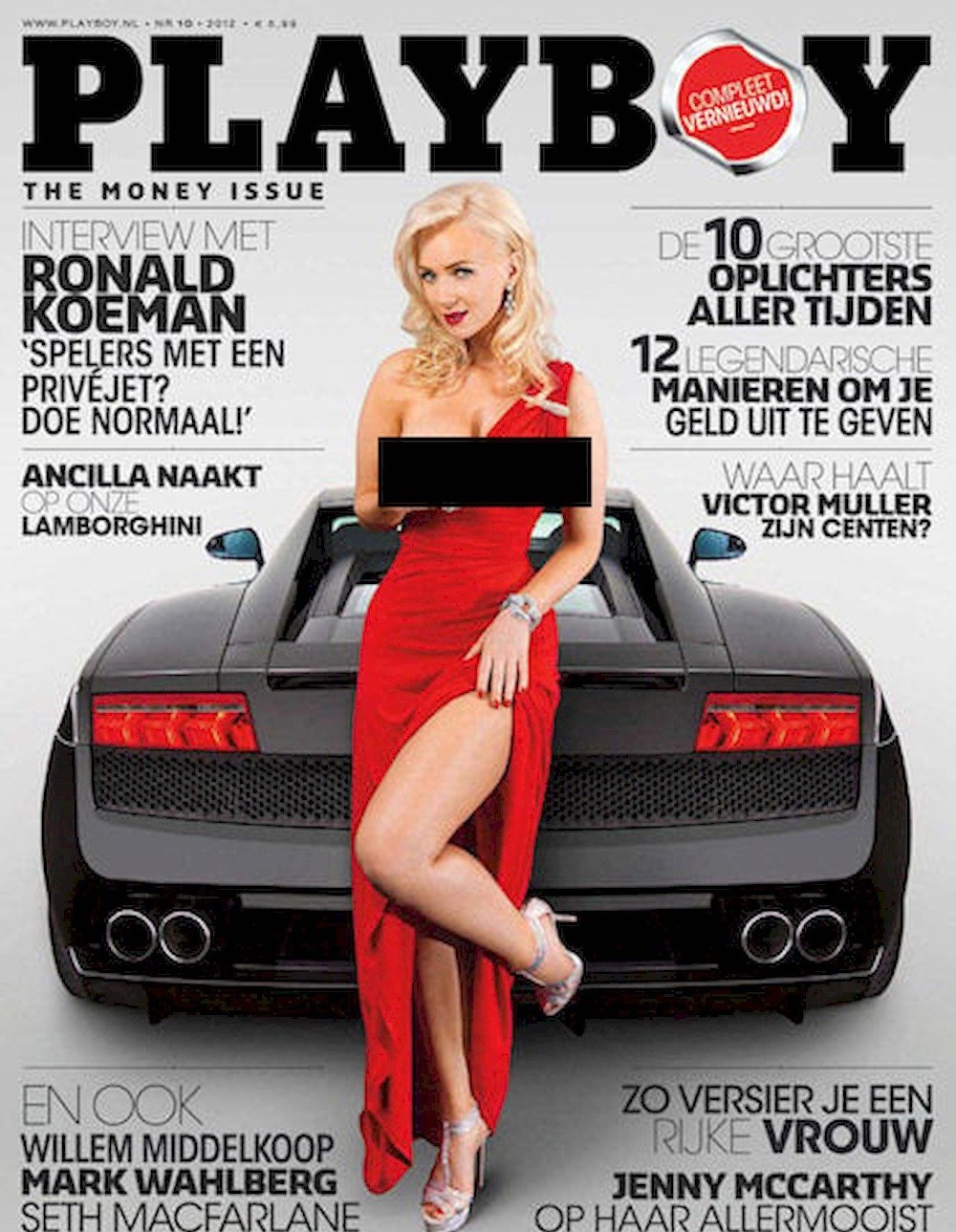 Playboy Magazine Pays-Bas 2012-10 – Lotte Jenny McCarthy – Édition originale