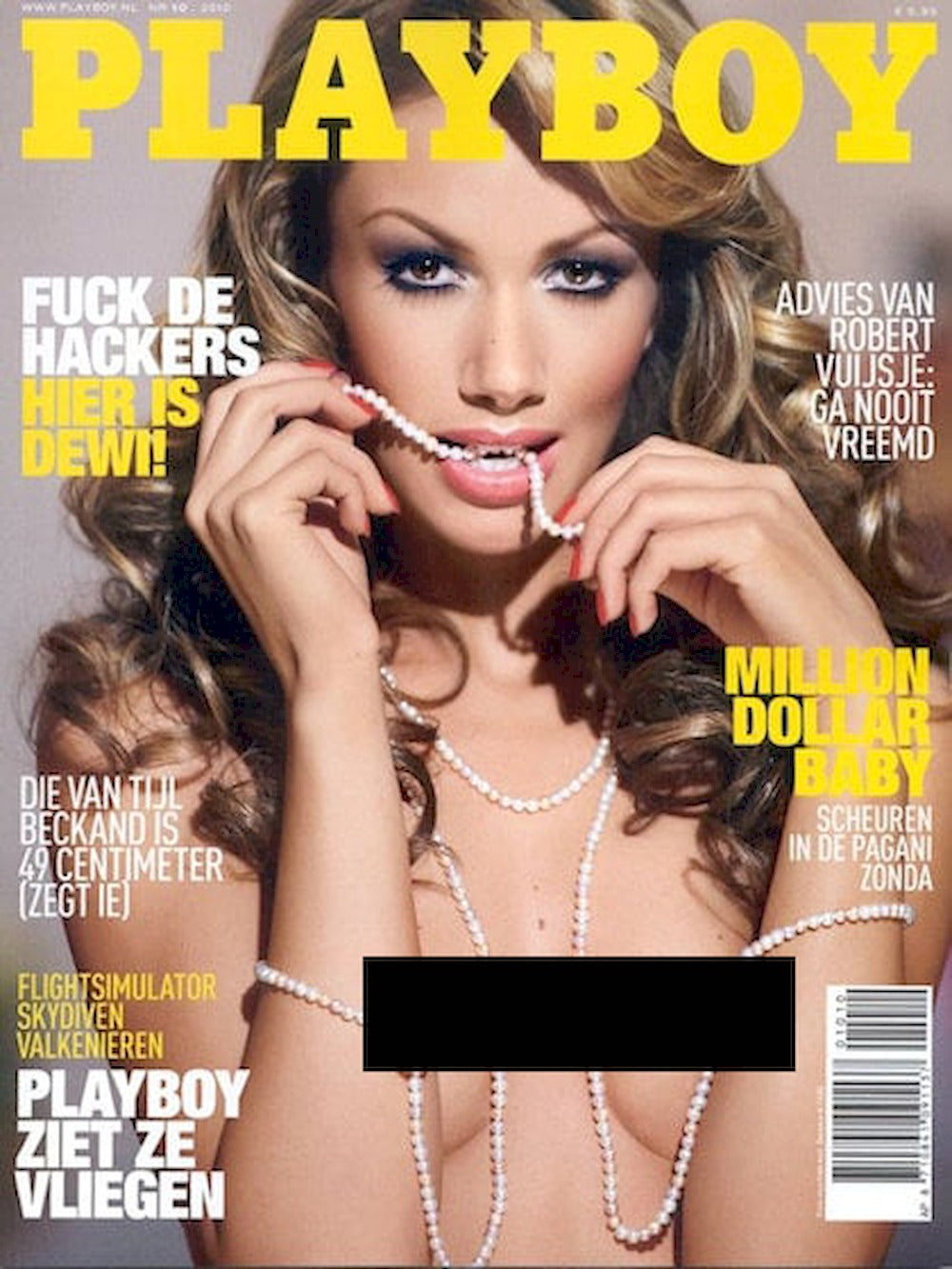 Playboy Lehti Alankomaat 2010-10 Dewi Pechler Sabina Jucikaite Alkuperäinen painos