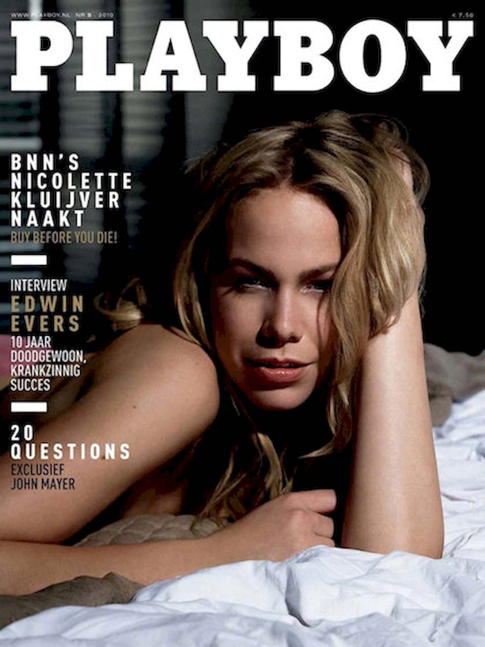 Playboy Magazine Netherlands 2010-05 – Nicolette Kluijver Amanda Van Den Hurk – Original Print Issue