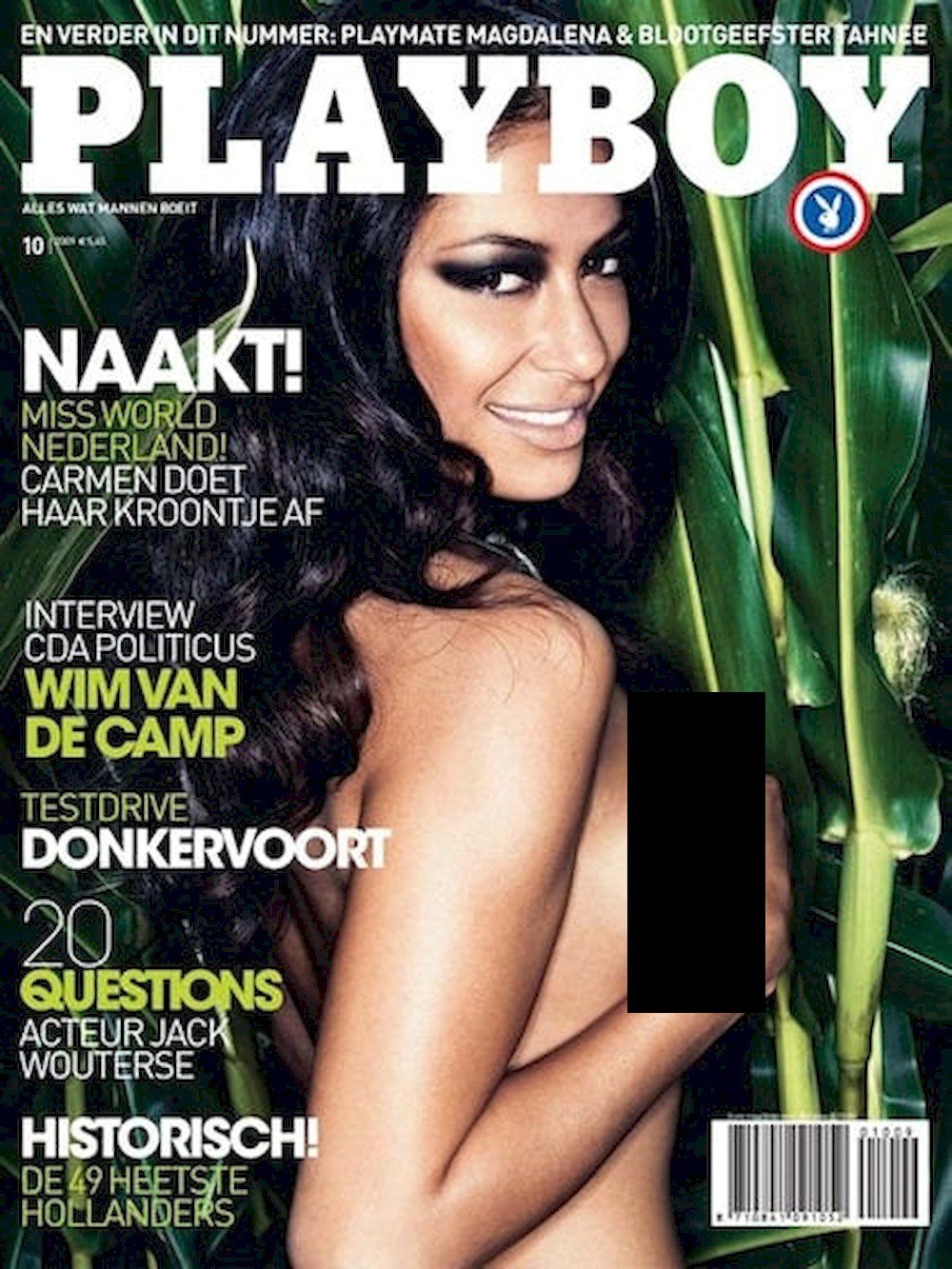 Playboy Magasin Nederländerna 2009-10 Carmen Kool Magdalena Sierka Originalutgåva