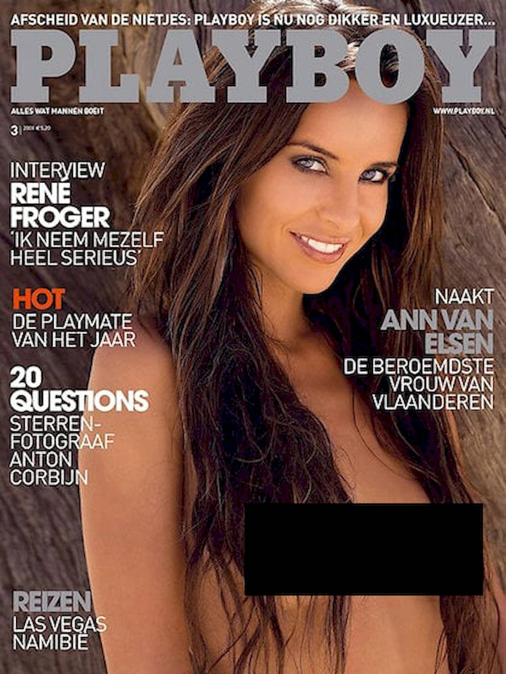 Playboy Tijdschrift Nederland 2008-03 Ann Van Elsen Myo Ling Originele uitgave