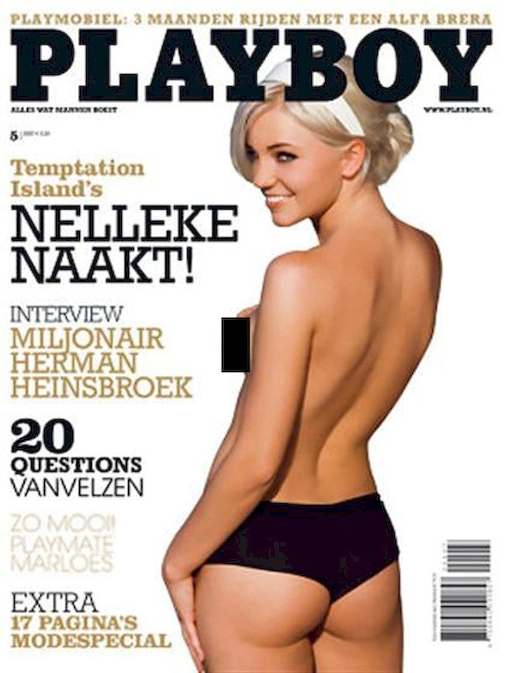Playboy Magazine Netherlands 2007-05 Nelleke Jansen Marloes Santegoeds Original Print Issue
