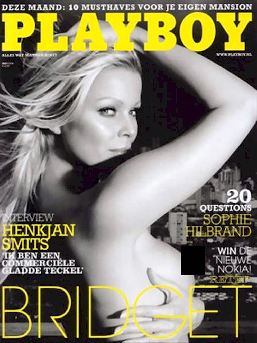 Playboy Magazine Netherlands 2006-05 – Bridget Maasland Ludy Van Der Veer – Original Print Issue