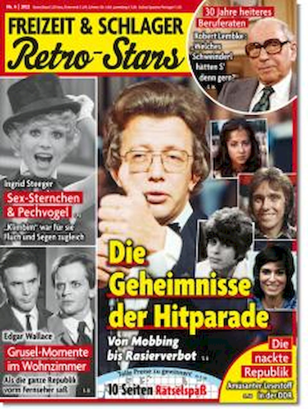 Freizeit & Schlager Retro-Stars Magazine Allemagne 2022-06 – Dieter Thomas Heck Ingrid Steeger – Édition originale