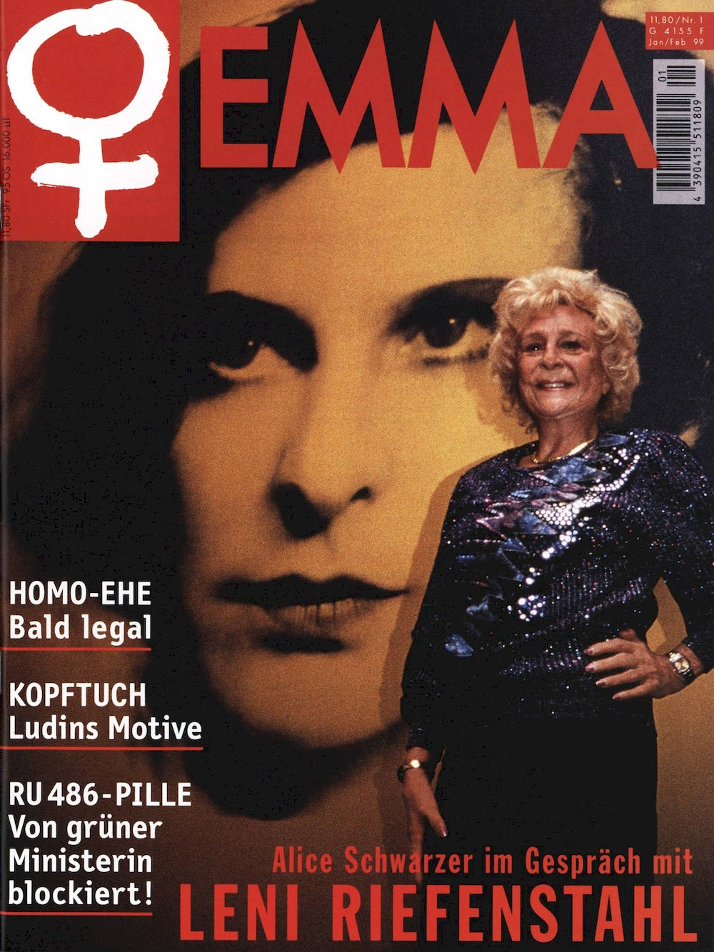 Emma Revista Alemania 1999-01 Leni Riefenstahl Edición original