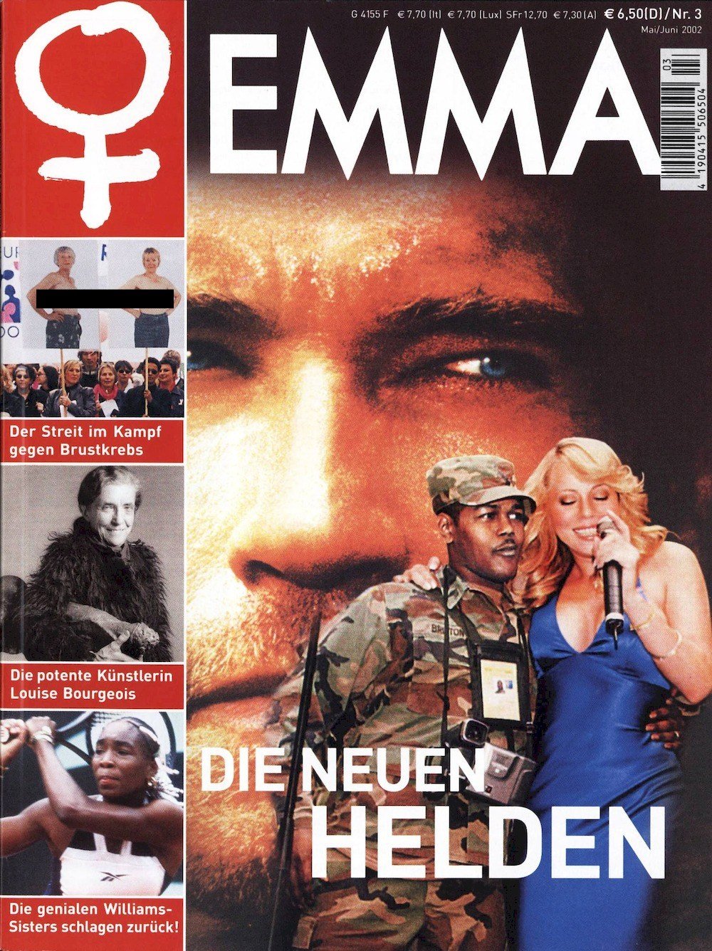 Emma Lehti Saksa 2002-03 Mariah Carey Arnold Schwarzenegger Alkuperäinen painos
