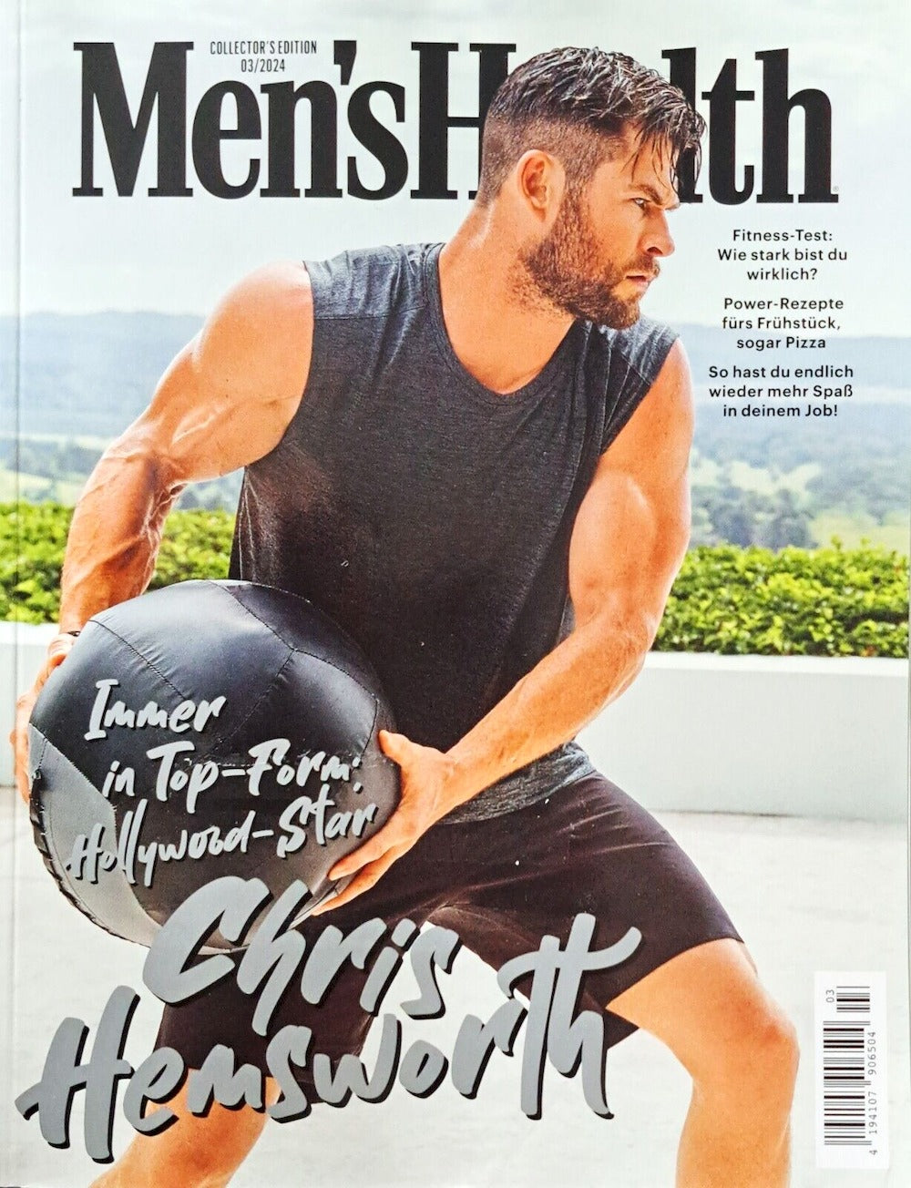 Mens Health Revista Alemania 2024-03 Chris Hemsworth Edition Edición original