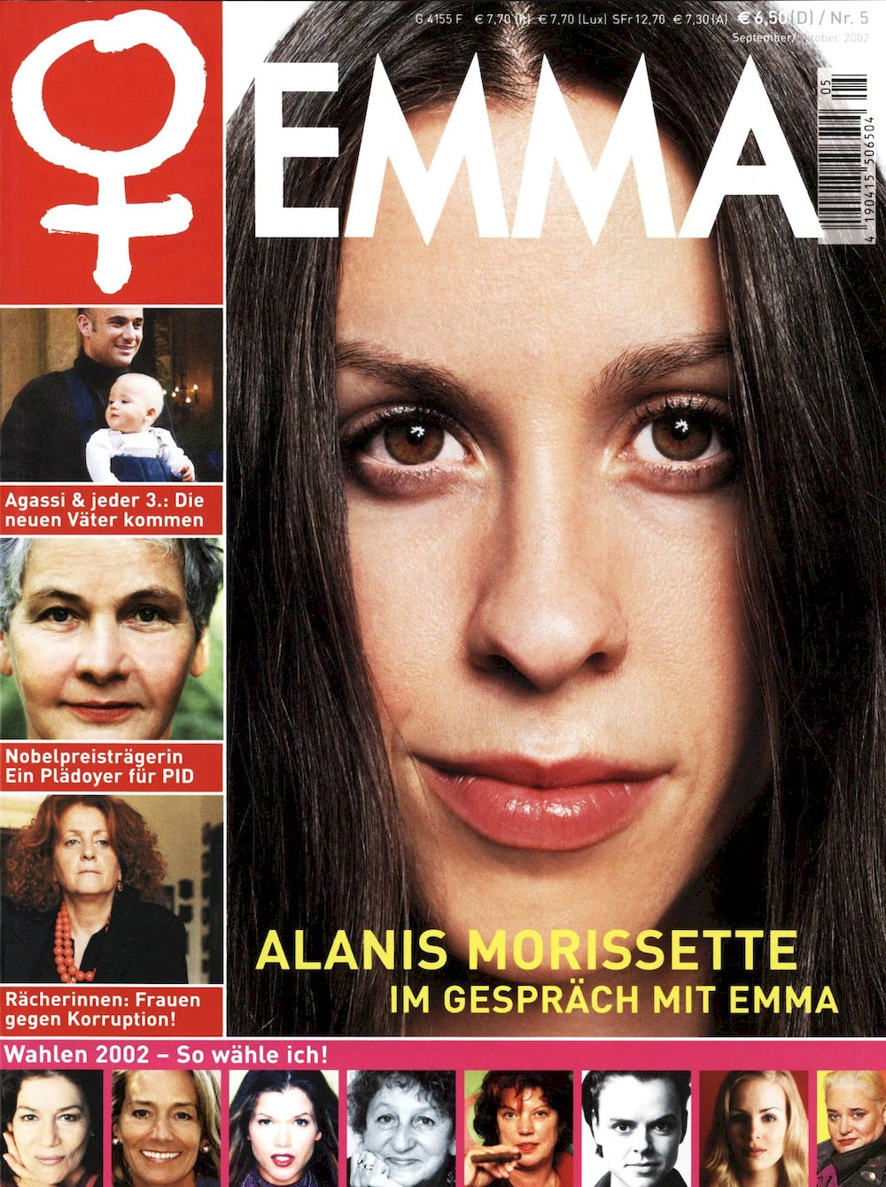 Emma Tijdschrift Duitsland 2002-05 Alanis Nadine Morissette Originele uitgave