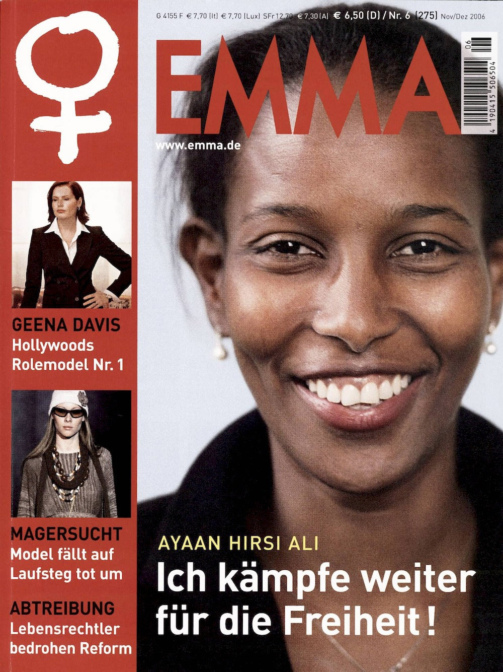 Emma Magazin Deutschland 2006-06 Ayaan Hirsi Ali