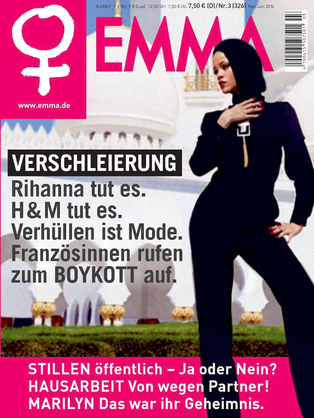 Emma Magazin Deutschland 2016-03 Rihanna