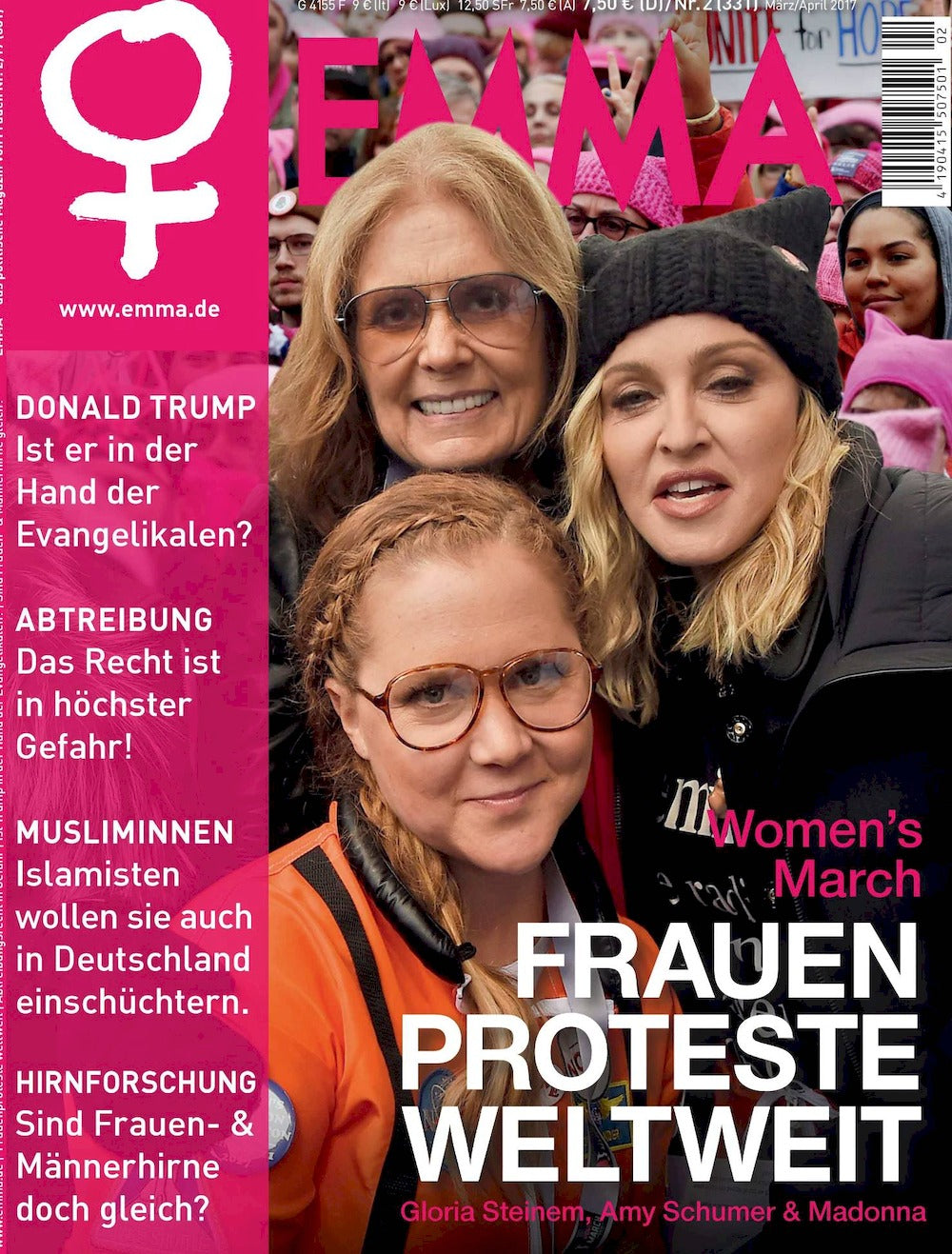 Emma Magazin Deutschland 2017-02 Madonna Amy Schumer Gloria Steinem