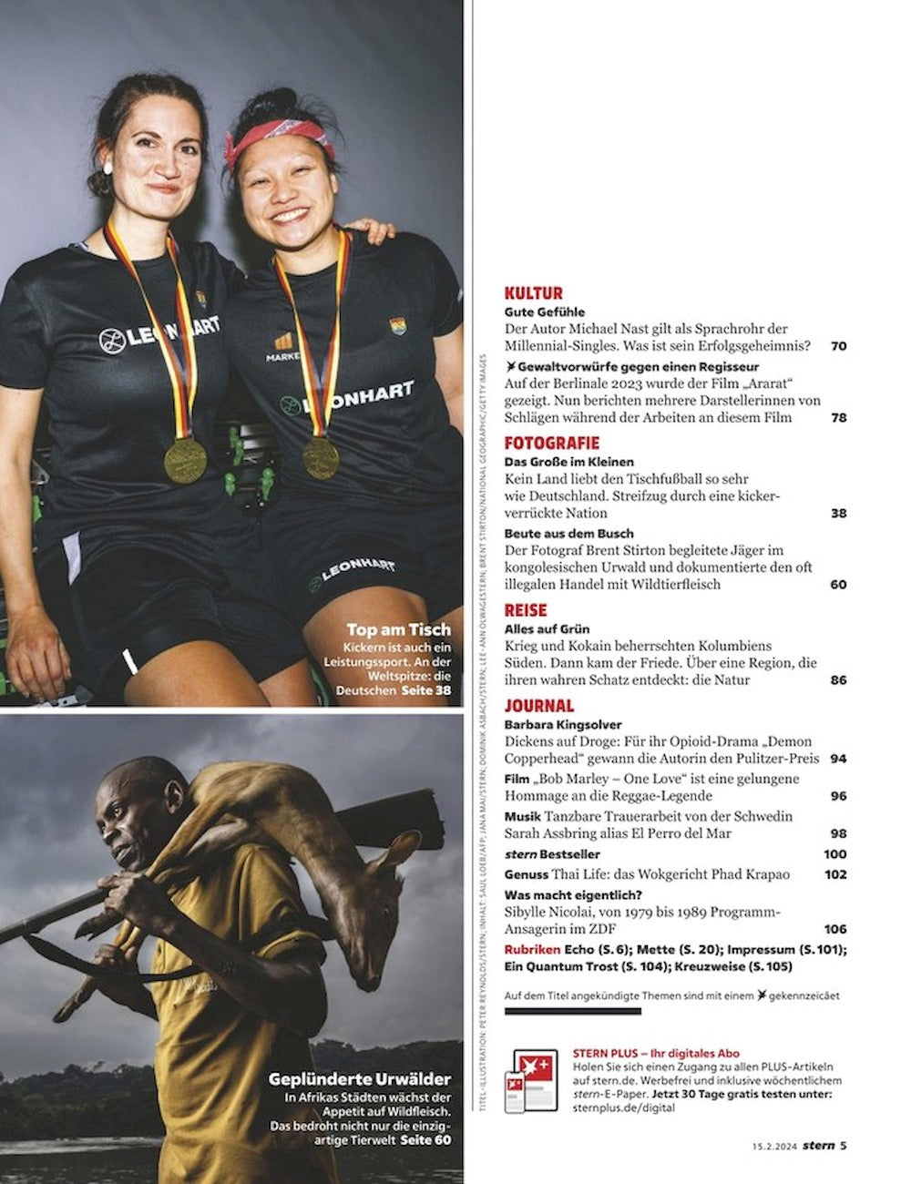 Stern Revista Alemania 2024-08 Joe Biden Kamala Harris Michelle Obama